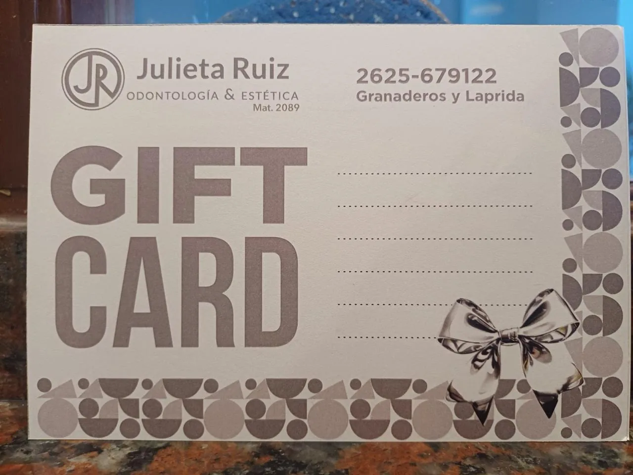 Gift Card Julieta Ruiz